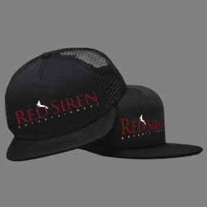 Red Siren Flat Brimmed Hat
